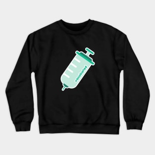 Green Kawaii Vaccine Crewneck Sweatshirt